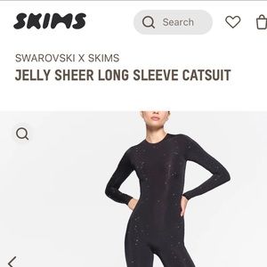 NWT SKIMS SWAROVSKI LIMITED JUMPSUIT